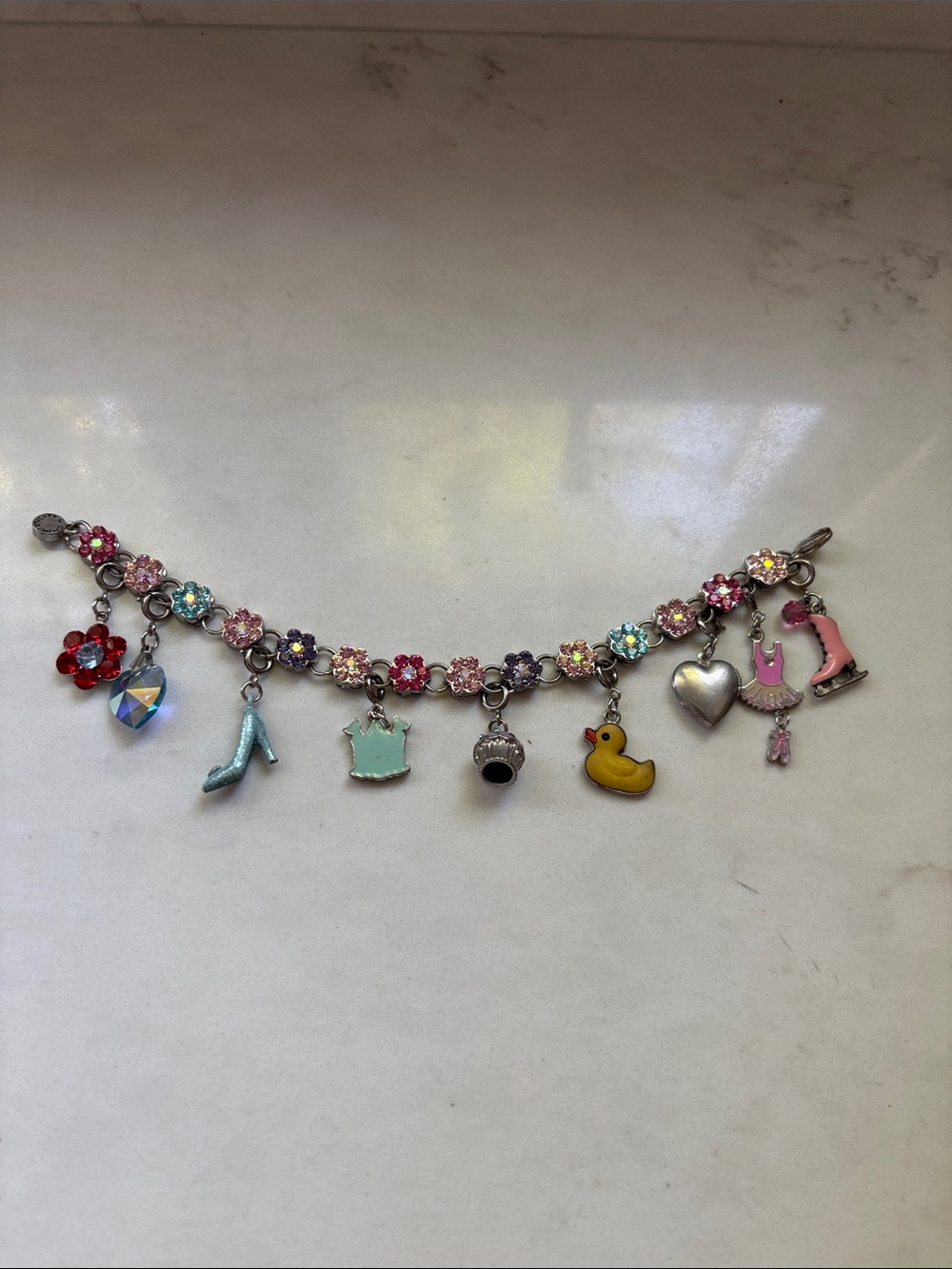 Vintage High Intencity "Charm It!" Chain bracelet